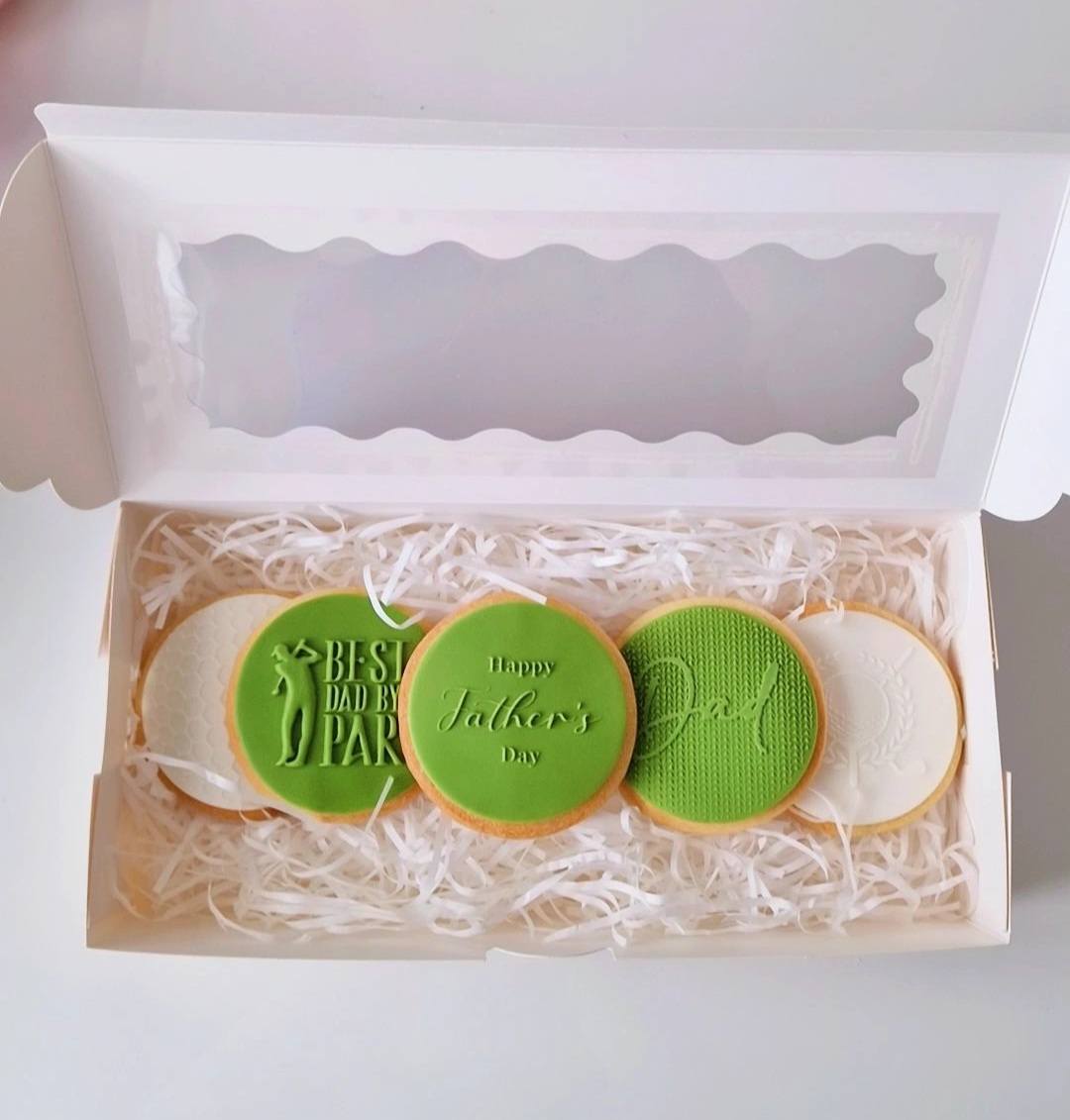 Golf themed Father's Day biscuits