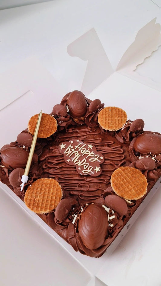8 Inch Birthday Brownie.